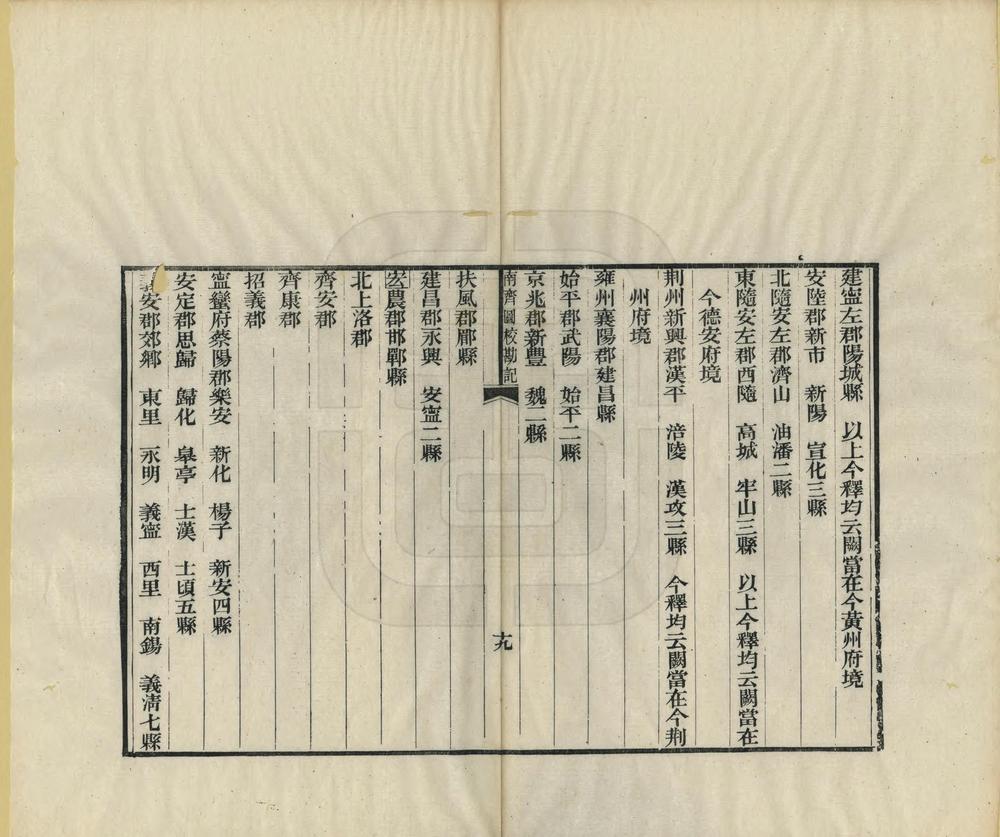 李氏历代舆地沿革图校勘记_