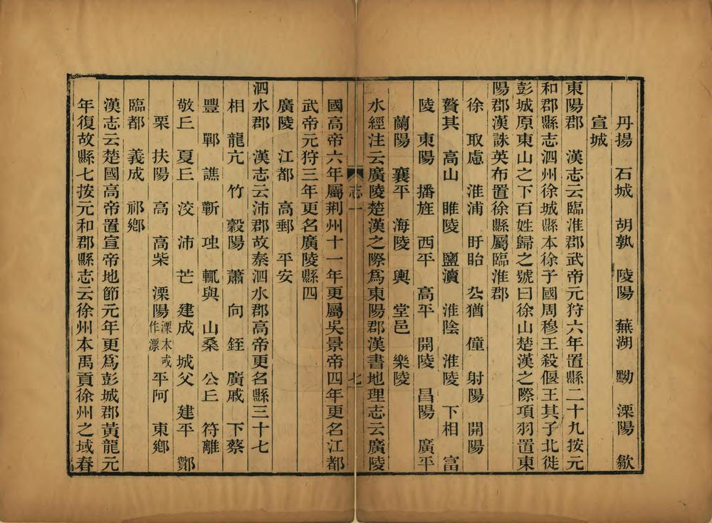 楚汉诸侯疆域志_