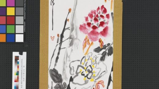 民国丁衍庸花鸟轴 3.jpg