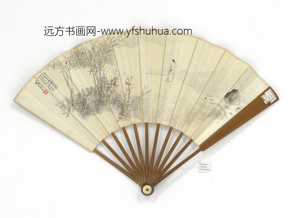 民国俞原听涛行吟任堇行书词二首-