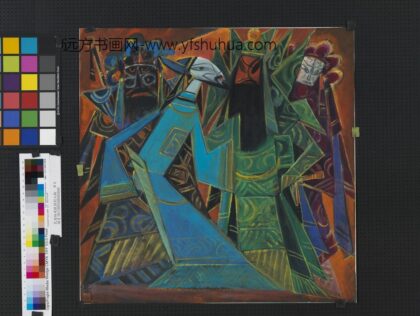 民国林风眠京剧人物单片 1.jpg