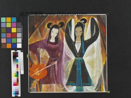 民国林风眠京剧人物单片 2.jpg