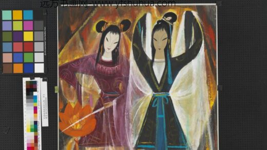 民国林风眠京剧人物单片 2.jpg