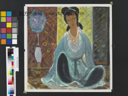 民国林风眠仕女单片 1.jpg