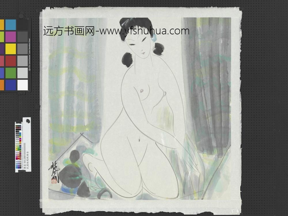 民国林风眠裸女单片