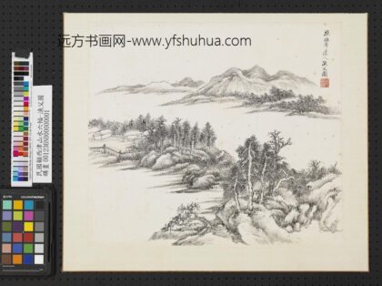 民国顾西津山水六幅单片渔父图 2.jpg