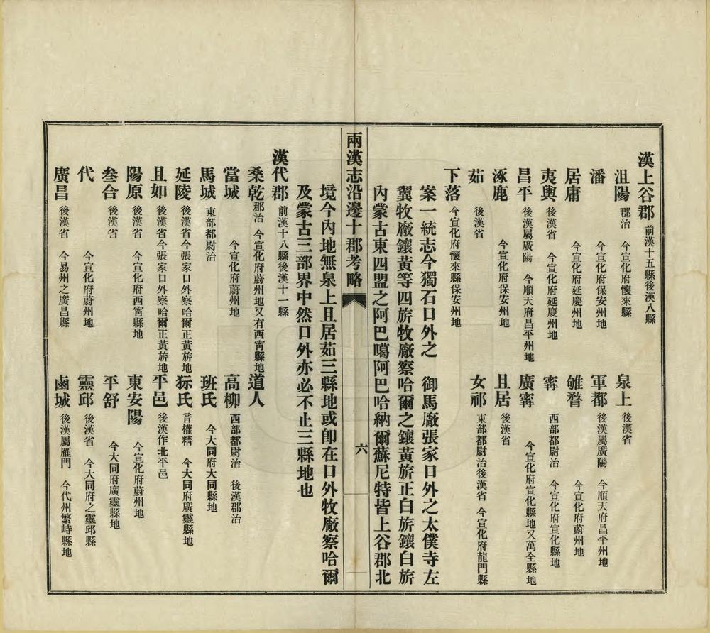 汉志沿边十郡考略_