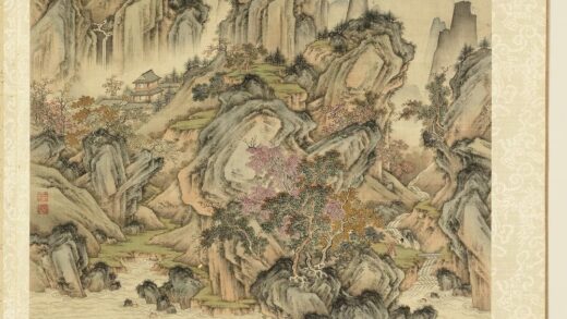 清卢湛画江山共老册 溪山观瀑 2.jpg