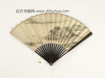 清钱汝诚书乾隆御制孔雀开屏钱维城画山水 1.jpg