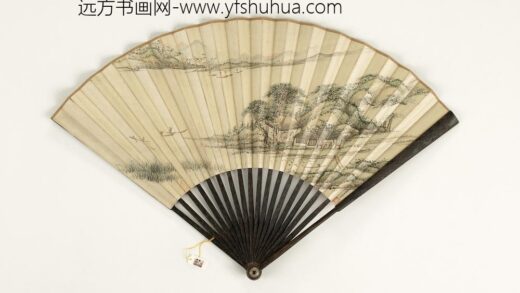 清钱汝诚书乾隆御制孔雀开屏钱维城画山水 1.jpg