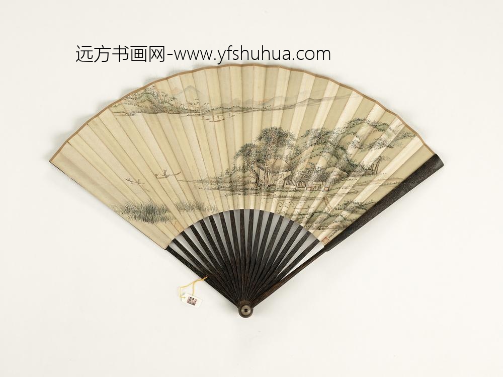 清钱汝诚书乾隆御制孔雀开屏钱维城画山水-