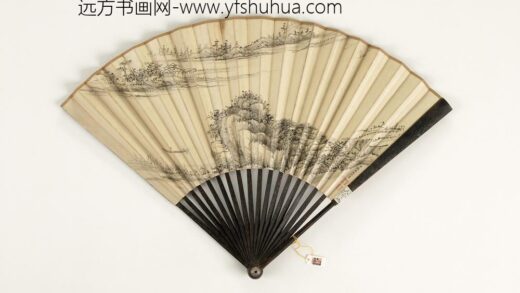 清钱汝诚书乾隆御制玉盘谣钱维城画山水 1.jpg