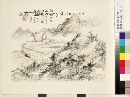 清顾澐山水册雨后秋林 2.jpg