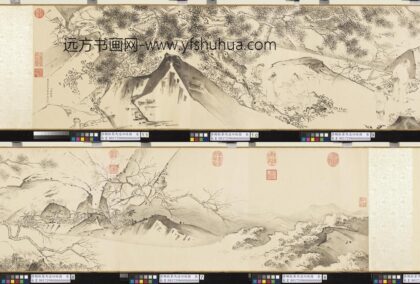 清顾铨摹马远四皓图卷 1.jpg