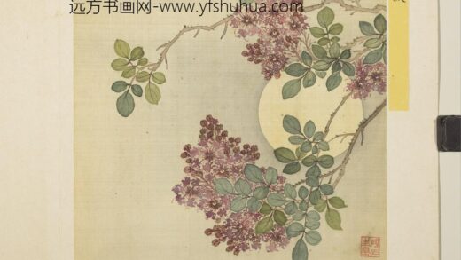 清马元驭花卉册 紫薇 3.jpg