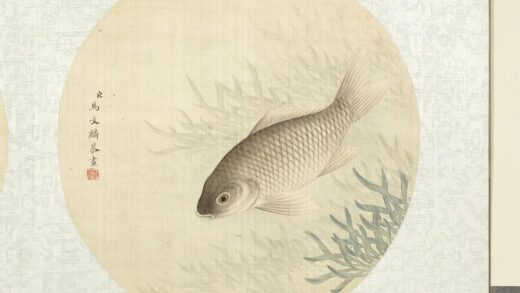 清马文麟画鱼藻册 鲫鱼 7.jpg