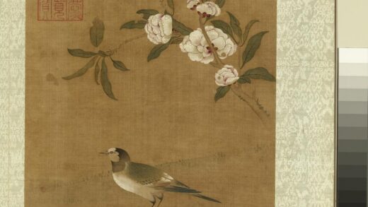 清鲁鼐画花鸟册 桃花翎毛 2.jpg