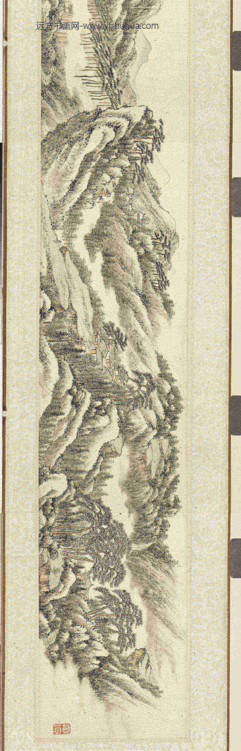 清黄均万松仙馆卷-_