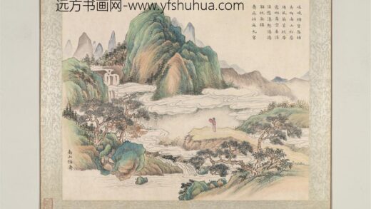 清黄钺画祥征协庆册 南山称寿 1.jpg