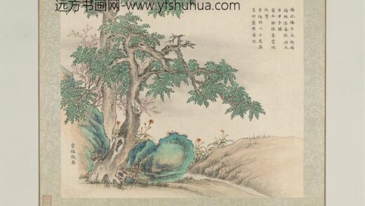 清黄钺画祥征协庆册 灵椿征寿 2.jpg