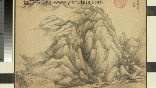 清黄鼎云栈八景册 凤岭晴翠 1.jpg