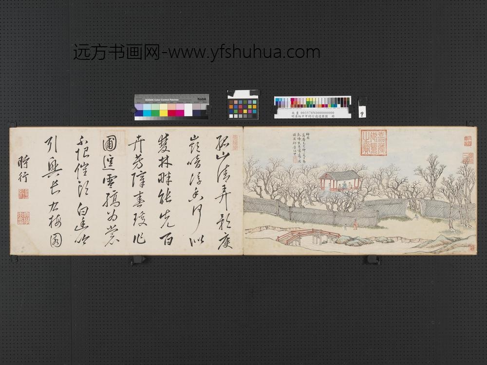 申时行适适圃图册-菊圃-