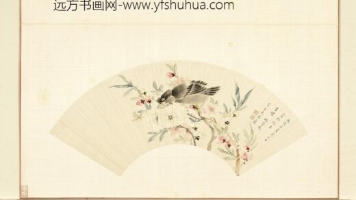 花卉画册 清顾蕙桃花翎毛.jpg