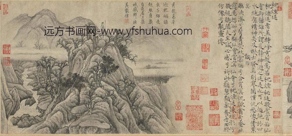 草堂十志图卷枕烟廷