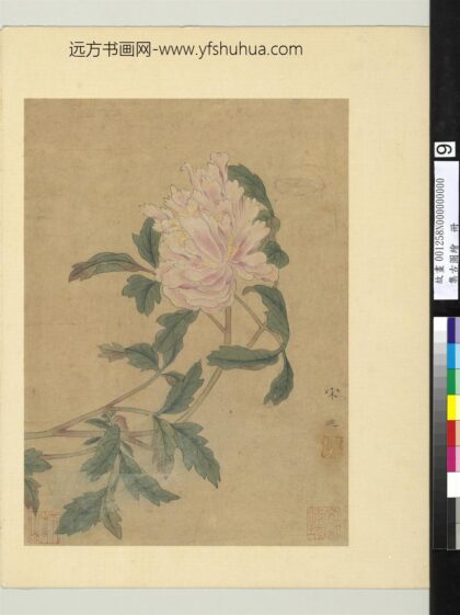 集古图绘册 宋宋迪画牡丹.jpg