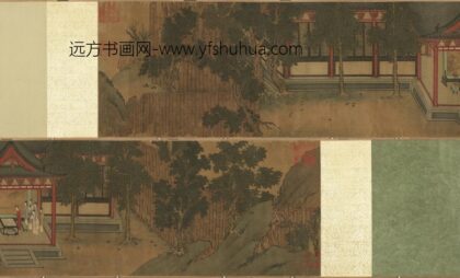 七夕乞巧图卷传宋人绘绢本设色（296x1492厘米）台北故宫博物院藏.jpg