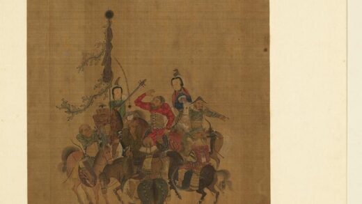 列朝名绘合册册 无款出猎图.jpg