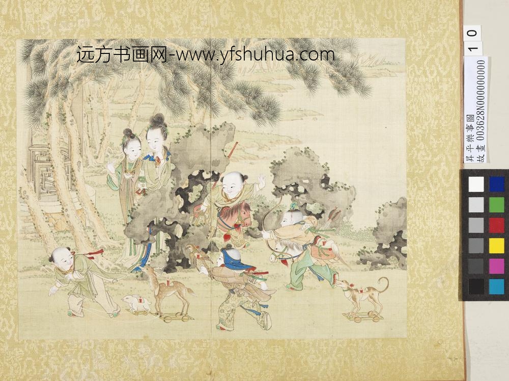 升平乐事图册-鹿灯