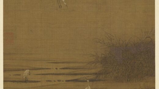 历代画幅集册 无款芦汀白鹭.jpg
