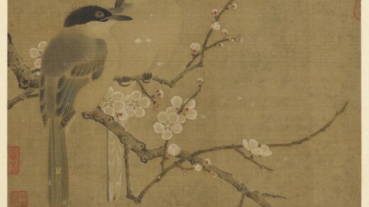 历代画幅集册册 无款梅雀.jpg