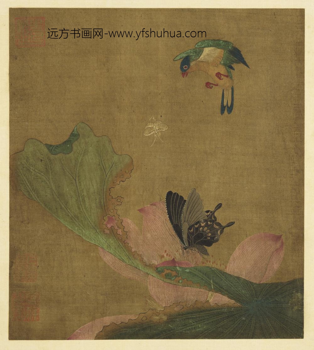历代画幅集册册-无款花鸟草虫