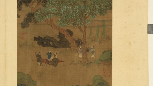 历代集绘册 宋张齐翰秉烛夜游.jpg