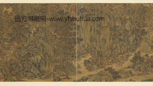 历朝名人图绘册 无款品泉图.jpg