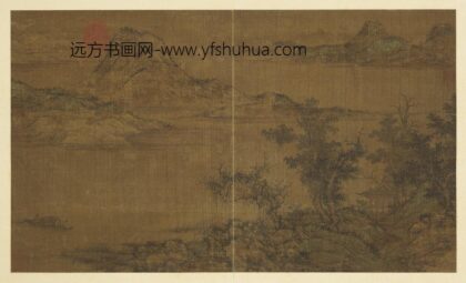 历朝名人图绘册 无款山居图.jpg