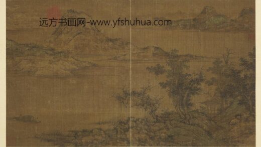 历朝名人图绘册 无款山居图.jpg