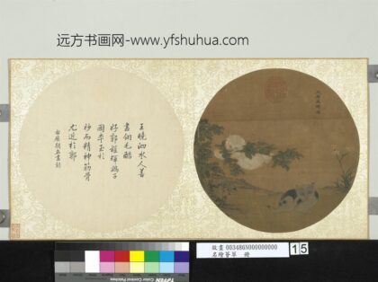 名绘荟萃册 宋王晓花狸.jpg