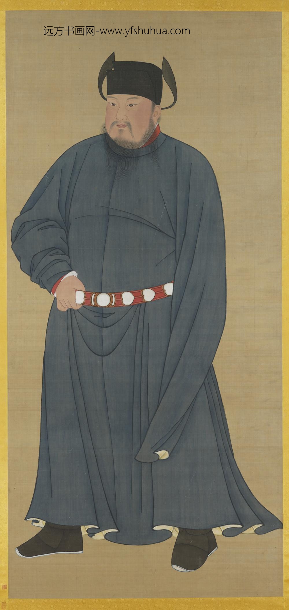 后唐庄宗立像轴