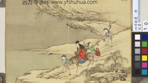 四时欢庆册 雪岸探梅.jpg