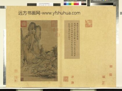 天下名山图（利）册 唐张萱函关策蹇图.jpg