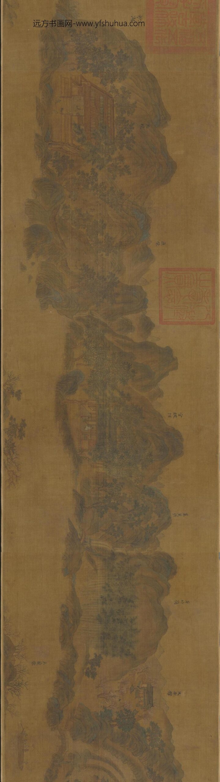 宋人临辋川图卷_