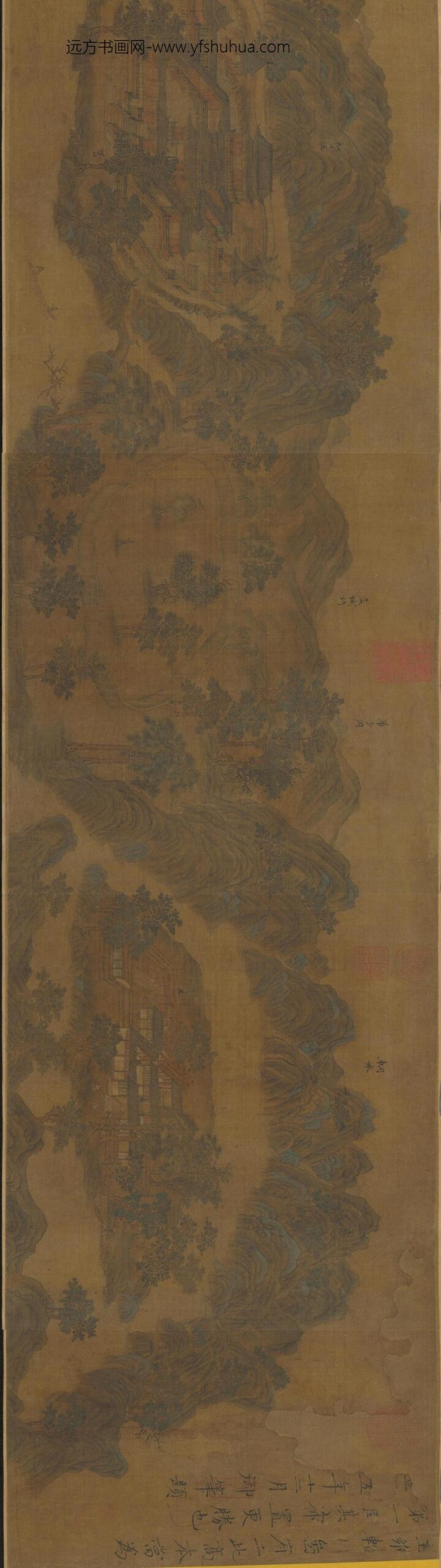 宋人临辋川图卷_