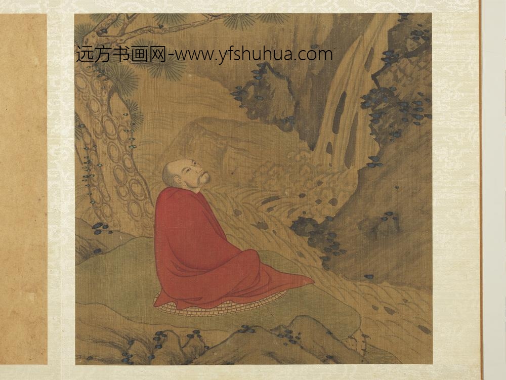 宋人十六应真像册-应真像（七）