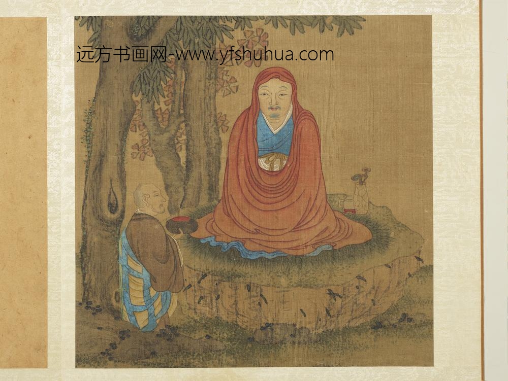 宋人十六应真像册-应真像（四）