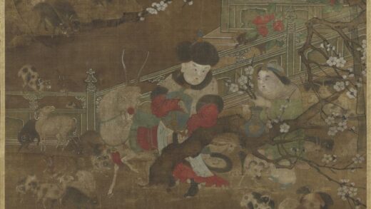 宋人吉羊开泰图轴.jpg