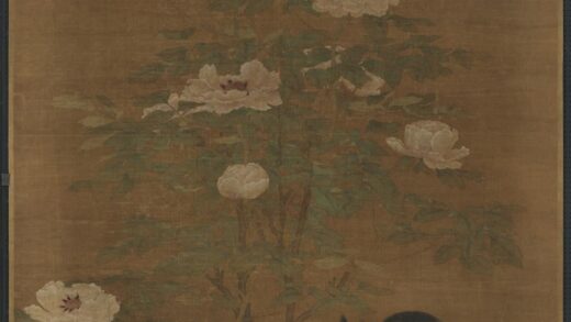 宋人富贵花狸轴.jpg