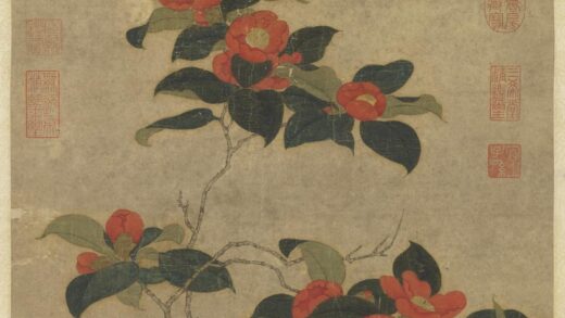 宋人山茶写生轴.jpg
